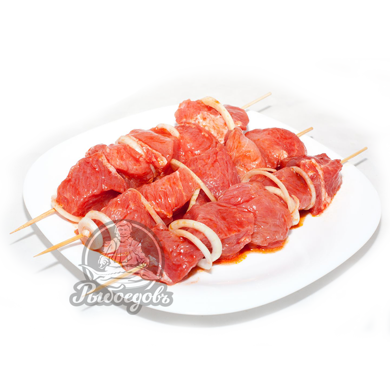 Шашлык из печени говядины