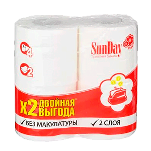 Туалетная бумага Sunday