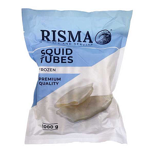 Трубки кальмара мороженое Risma 1кг.