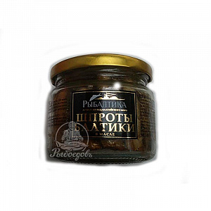 Шпроты  Прибалтики в масле 250 грамм(стекло)