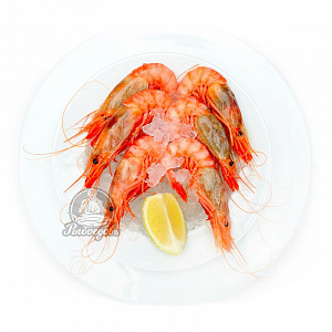 Креветки северные  "Беломорский рыбак" сухие, дикие 90-120, варено-мороженные, судовая заморзка