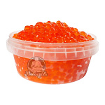 Икра кеты слабосоленая вес 1кг, 2025г