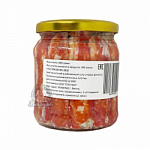 Мясо краба 1-я фаланга в стеклянной банке 400мл