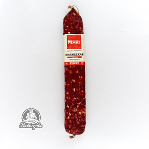 Княжеская сырокопченая с крупным жиром