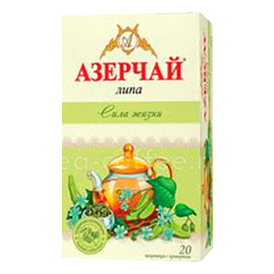 Чай Азерчай Сила жизни липа 20 пакетиков