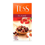 Чайный напиток со вкусом и ароматом земляник  с розовым перцем Tess Flame  25 пакетиков