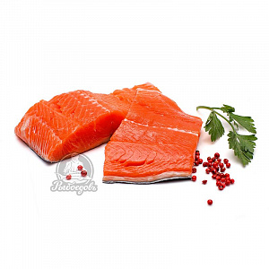 Нерка, филе на коже