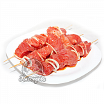 Шашлык из печени говядины