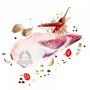 Задняя нога Ягненка без голяшки для запекания охлажденная (Поступление каждое утро) 2,3-2,8кг