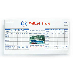 Филе трески судовая заморозка  Melkart Brand  6,81кг