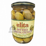 Зелёные оливки в рассоле без косточки Green Olives Latrovalis 810гр