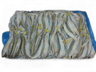 Корюшка дальневосточная крупная 25+см, мешок 20кг