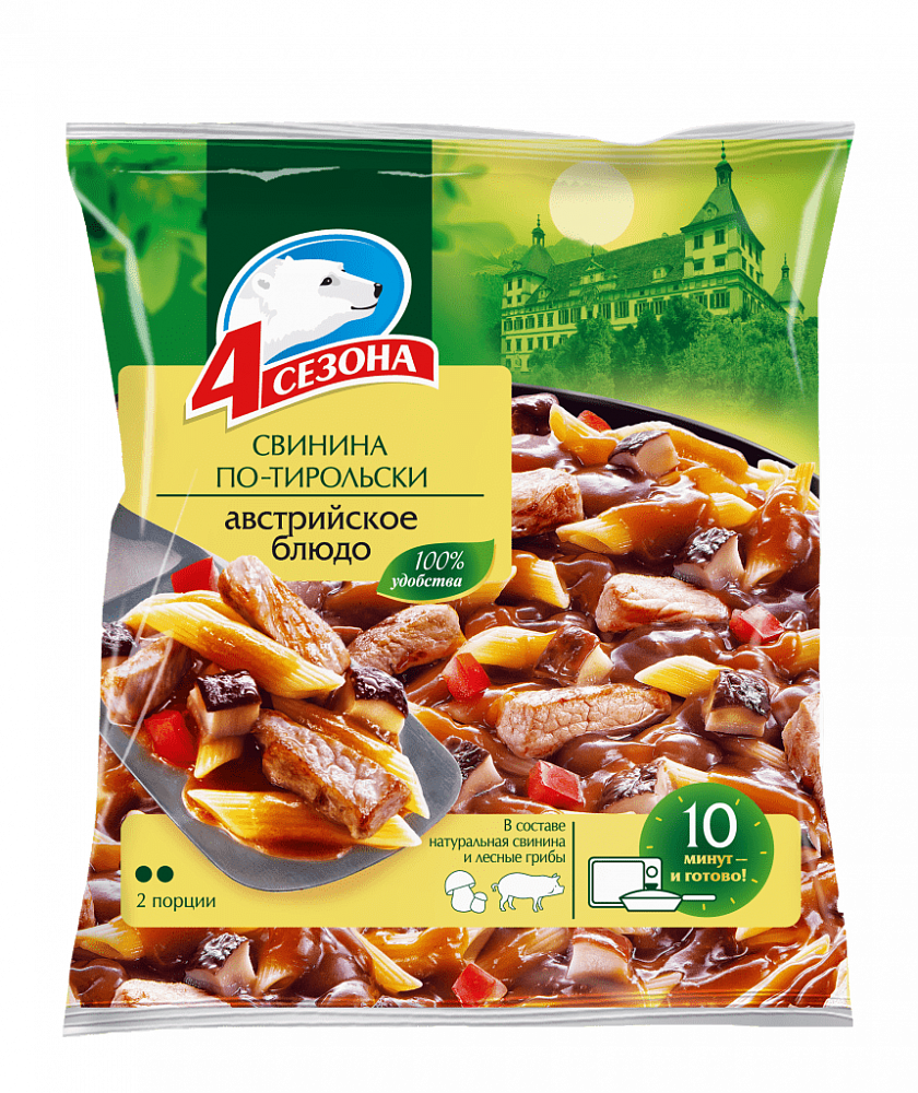 Свинина по-тирольски (Австрийское блюдо)