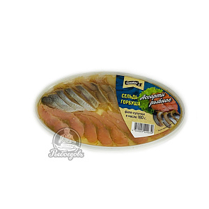 Сельдь-горбуша в масле 180г