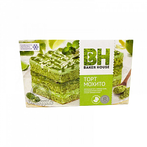 Торт Мохито BH BAKER HOUSE 350гр Торт Мохито BH BAKER HOUSE 350гр