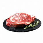 Мраморная говядина толстый край б/к из Аргентины (РИБАЙ), зачищенный MB2+