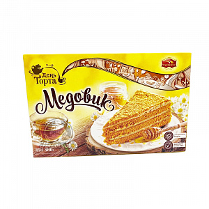 Медовик с натуральным мёдом День торта 380гр