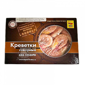 Креветки северные судовая заморозка Boss Crevetos 40-60 шт/кг