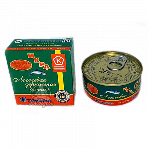 Икра лососевая кеты в подарочной упаковке Тунайча 100г