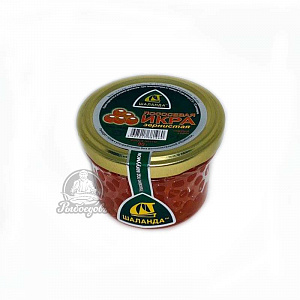 Икра кеты в стеклянной банке 90г