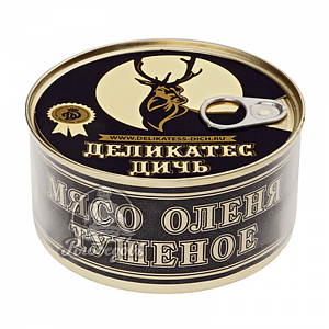 Мясо оленя тушеное 325г