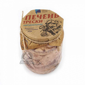 Печень трески в стеклянной банке 650гр.