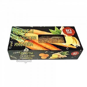 Цукаты из моркови с имбирём 200гр