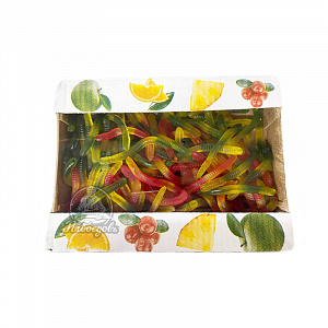 Мармелад жевательный фигурный Тропические змейки Азовская кондитерская Фабрика 1кг