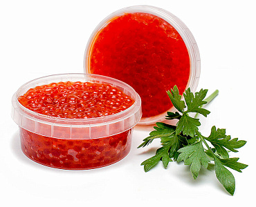 Красная икра нерки слабосоленая 100гр. (2024г)