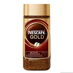 Натуральный растворимый сублимированный кофе с добавлением натурального жареного молотого кофе Nescafé Gold 190гр