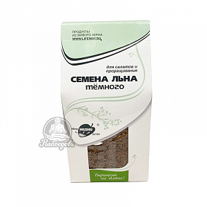 Семена льна темного Продукты из живого зерна 500гр
