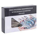 Креветки тигровые черные свежемороженые целые 13/15 1кг