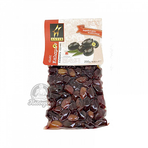 Оливки Каламата с косточкой SUPER STAR 250гр