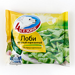 Лоби зелёный нарезанный вес 400 грамм