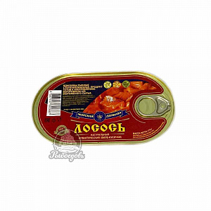 Лосось натуральный дальневосточный филе-кусочки 227г