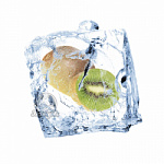 Киви замороженное, нарезанное