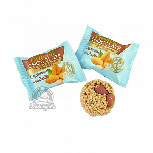 Мультизлаковая конфета "cobarde chocolate" с цельным миндалем