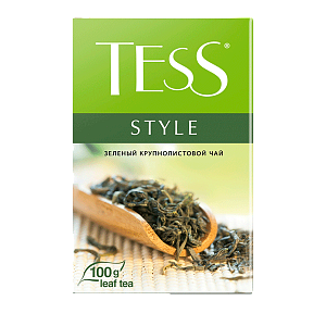 Tess зелёный крупнолистовой чай Style 100гр