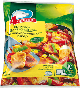 Цыпленок по-мексикански (Латиноамериканское блюдо)