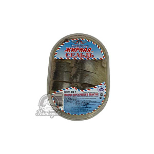 Жирная сельдь в масле 180г