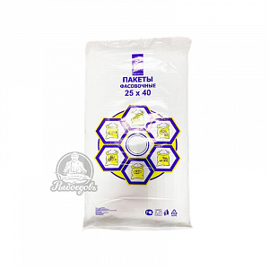 Пакеты фасовочные PARUSPAK Размер 25x40