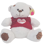 Белый мишка в свитере Loves