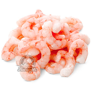 Креветки очищенные 100/200 глазурь 35%