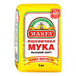 Мука пшеничная высший сорт MAKFA 2кг