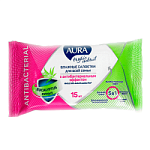 Влажные салфетки Аура 15шт