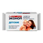 Влажные салфетки Эконом 64шт