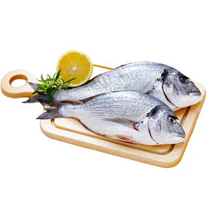 Дорада неразделанная охлажденная 300-400гр