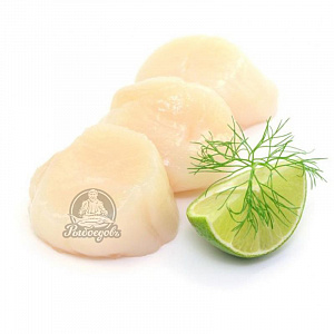 Гребешок морской, филе 40-60шт/кг 2024г 1кг